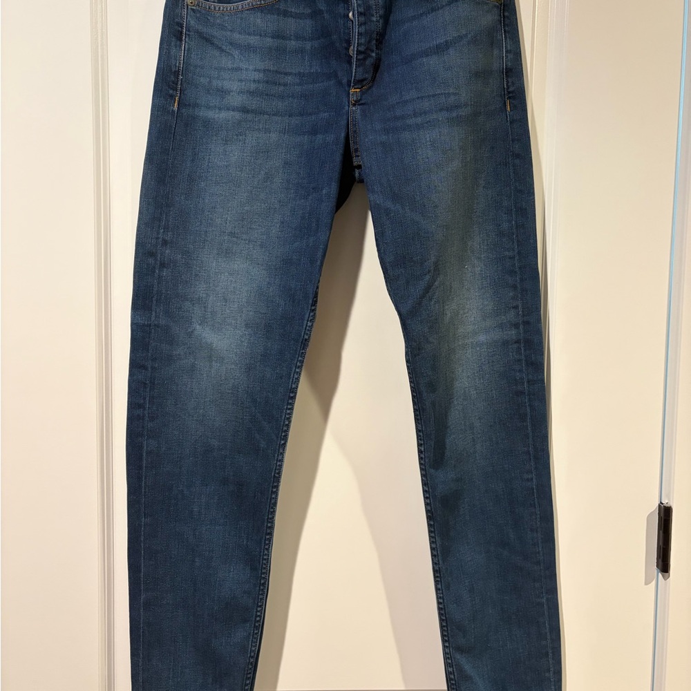 Men's rag & bone Dark Blue Straight Jeans